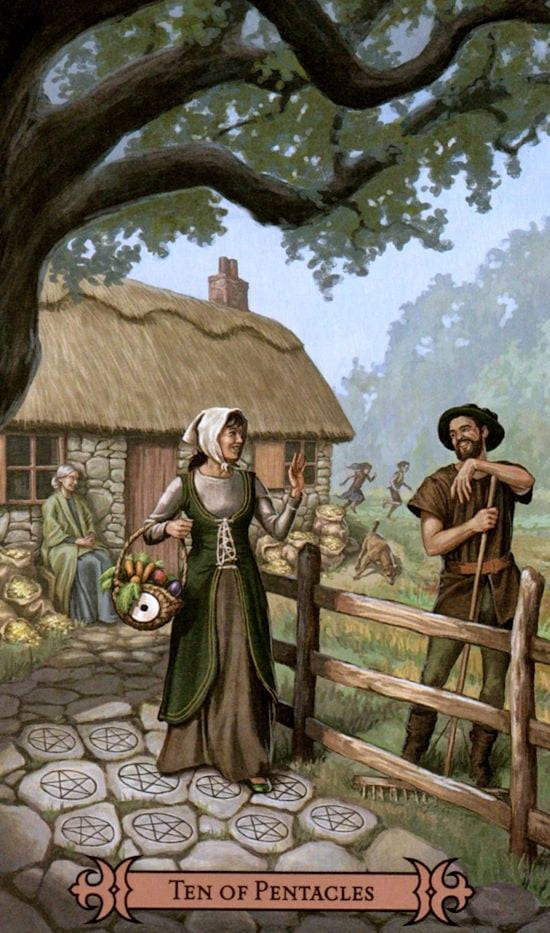 Diez de Oros — Modern Spellcaster's Tarot