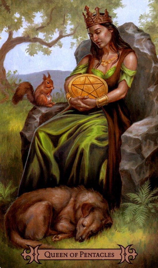 Queen of Pentacles — Modern Spellcaster's Tarot