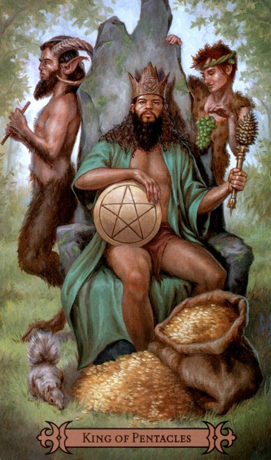 Rey de Oros — Modern Spellcaster's Tarot