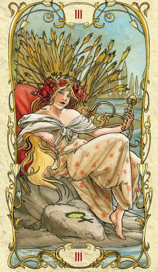 The Empress — Tarot Mucha