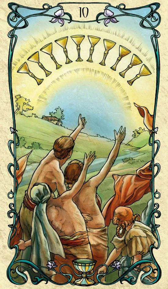 Ten of Cups — Tarot Mucha