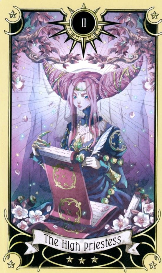 The High Priestess — Mystical Manga Tarot
