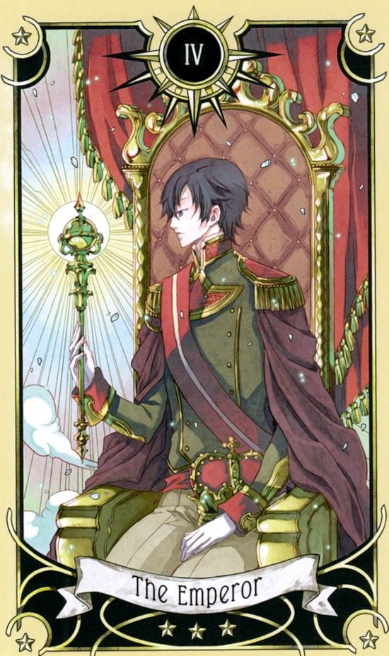 The Emperor — Mystical Manga Tarot