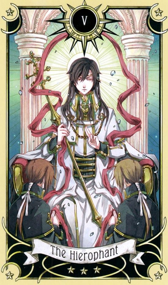 The Hierophant — Mystical Manga Tarot