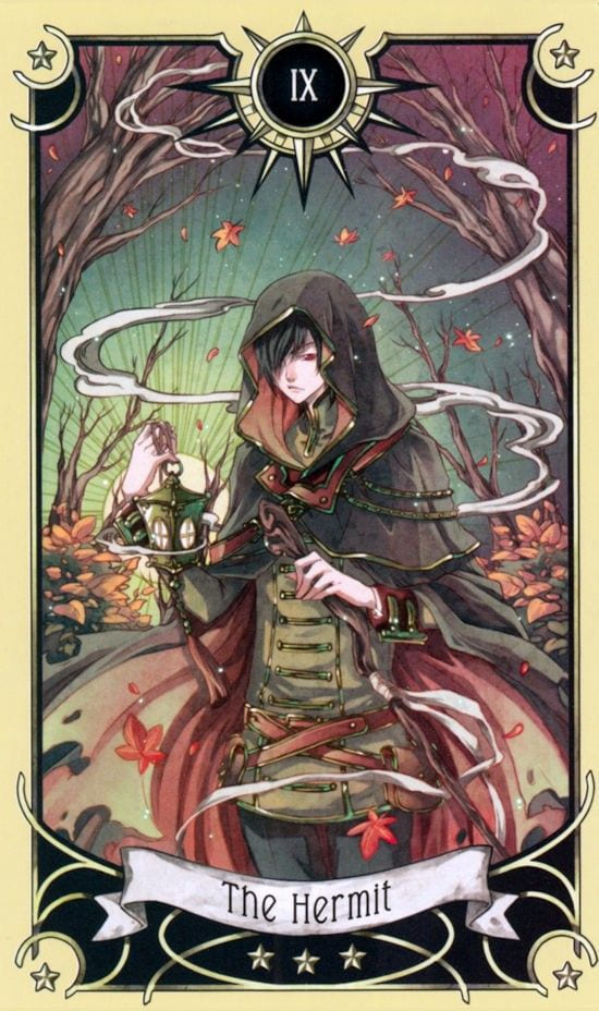 The Hermit — Mystical Manga Tarot