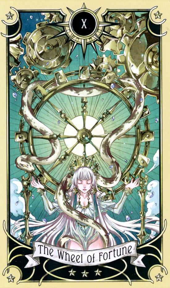 Wheel of Fortune — Mystical Manga Tarot