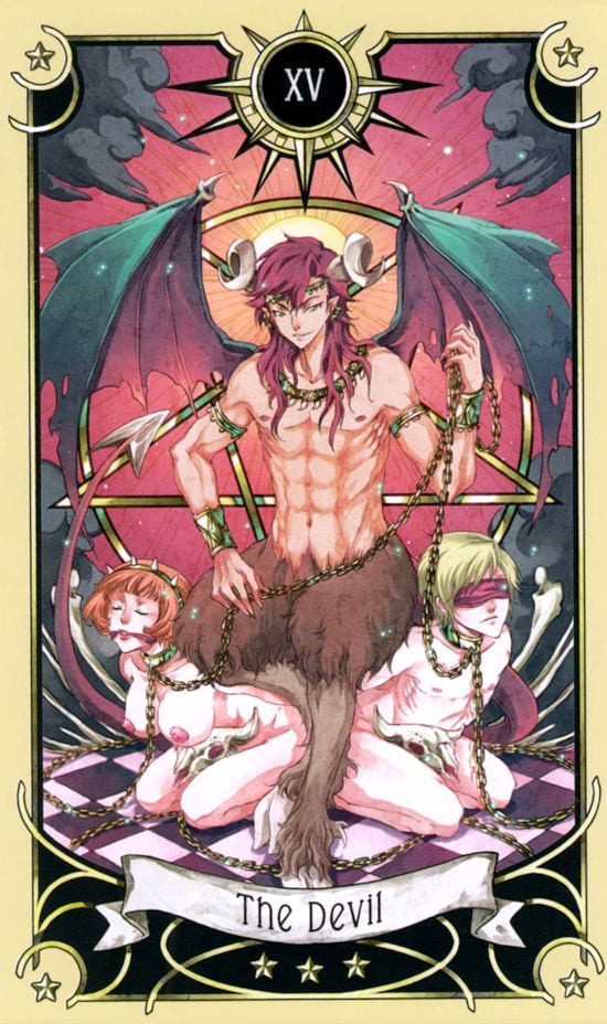 The Devil — Mystical Manga Tarot