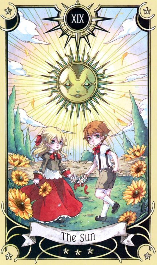 The Sun — Mystical Manga Tarot