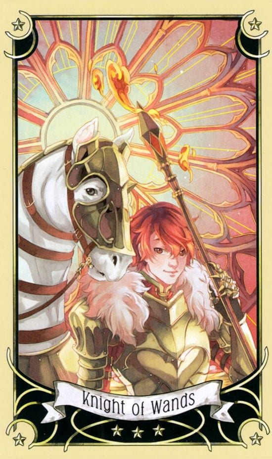 Knight of Wands — Mystical Manga Tarot