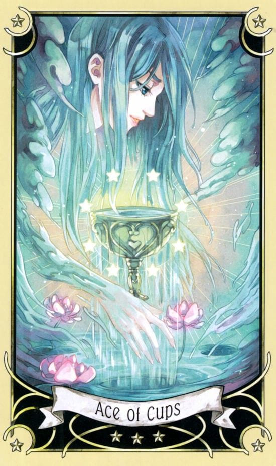 Ace of Cups — Mystical Manga Tarot