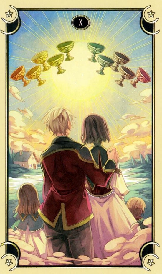 Ten of Cups — Mystical Manga Tarot