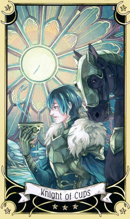 Knight of Cups — Mystical Manga Tarot