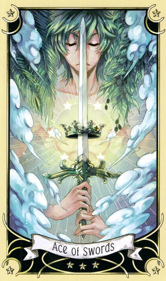 Ace of Swords — Mystical Manga Tarot