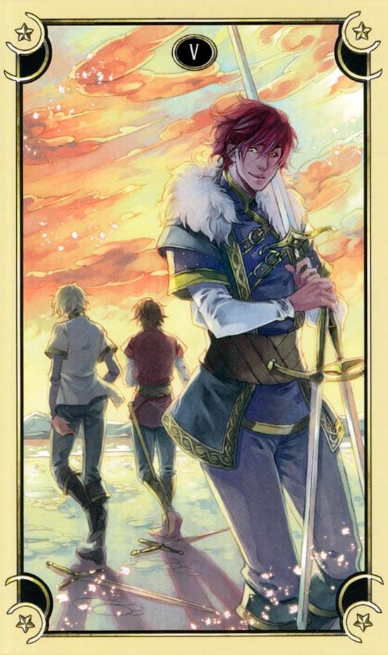Five of Swords — Mystical Manga Tarot