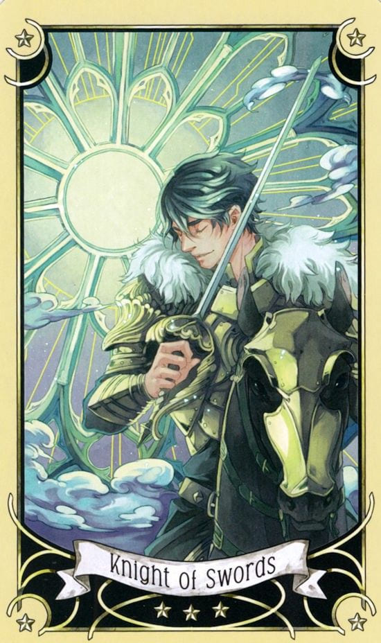 Knight of Swords — Mystical Manga Tarot