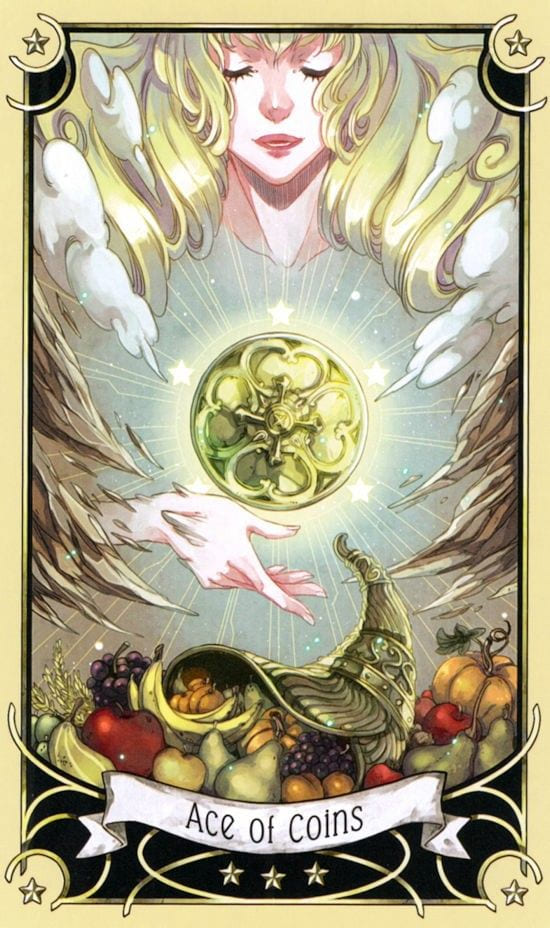 Ace of Pentacles — Mystical Manga Tarot