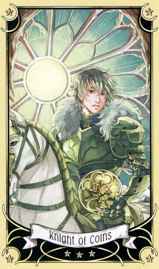 Knight of Pentacles — Mystical Manga Tarot