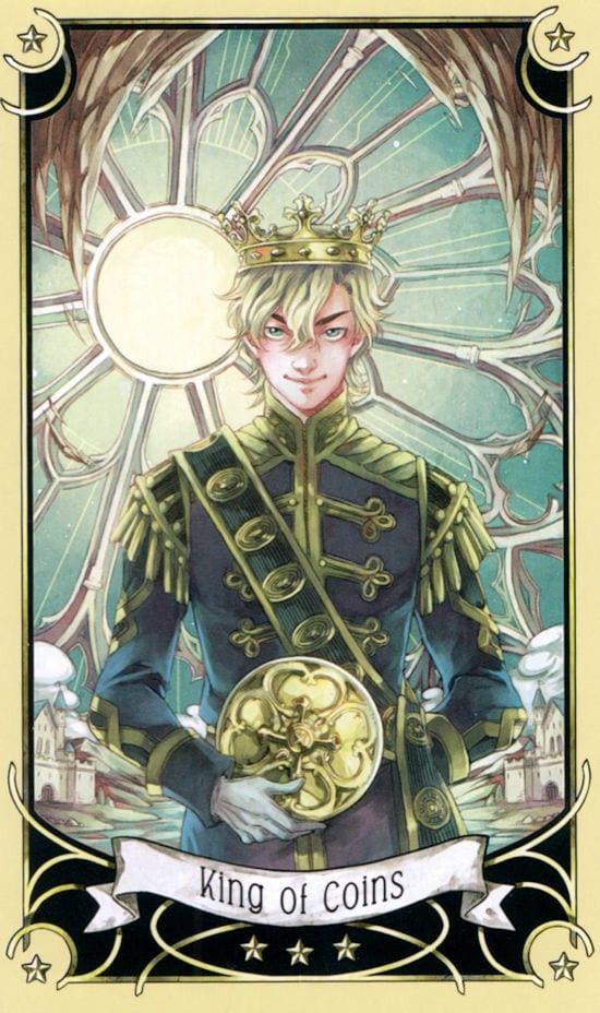 King of Pentacles — Mystical Manga Tarot