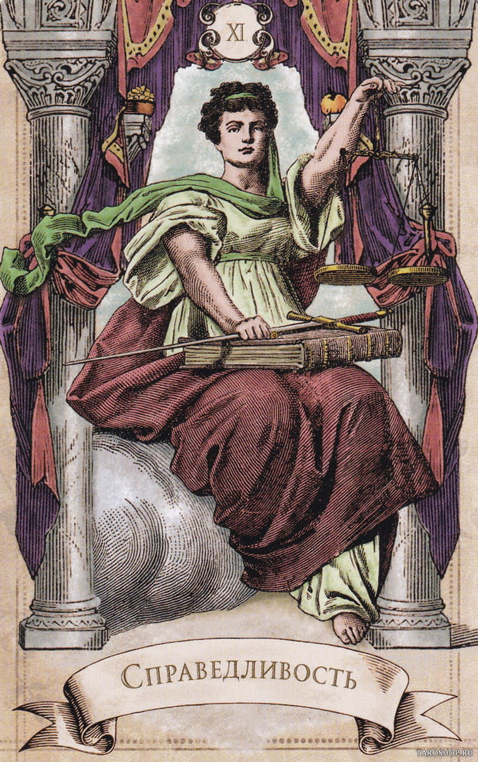 La Justicia — Old Style Tarot