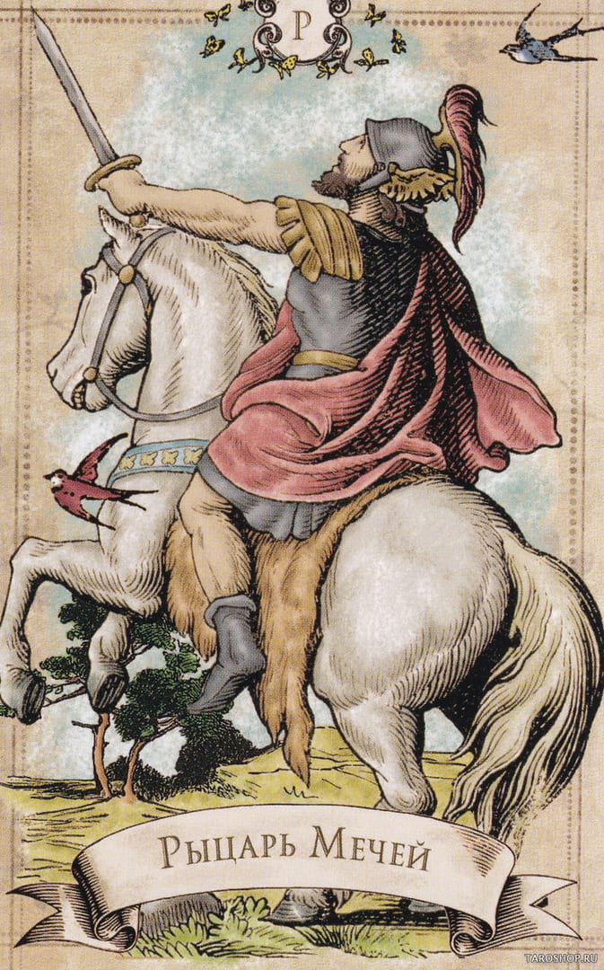 Knight of Swords — Old Style Tarot