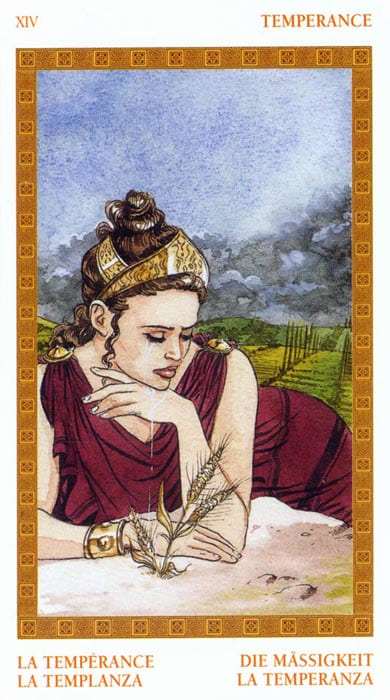 Temprace Temperance - Olympus tarot | Elvi Tarot