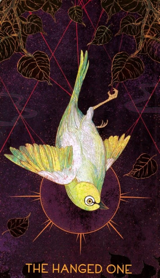 The Hanged Man — Oriens Animal Tarot