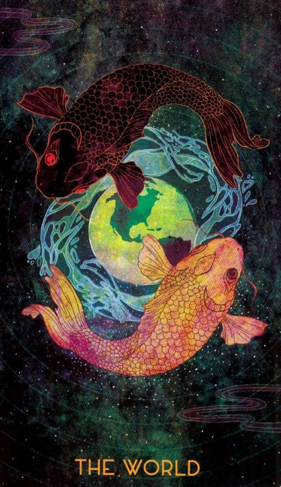 The World — Oriens Animal Tarot