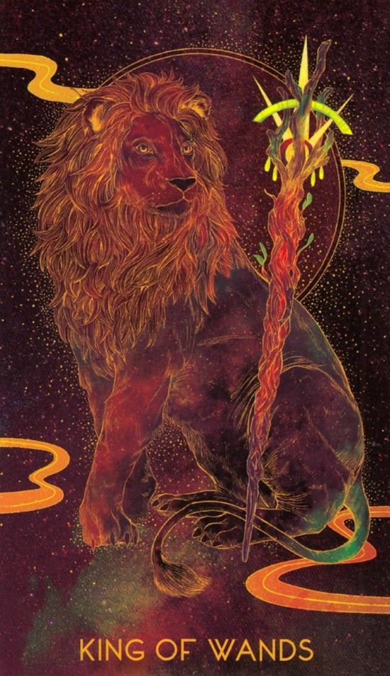 King of Wands — Oriens Animal Tarot