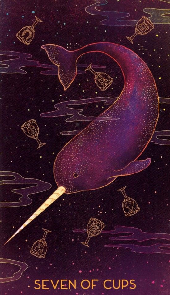 Seven of Cups — Oriens Animal Tarot