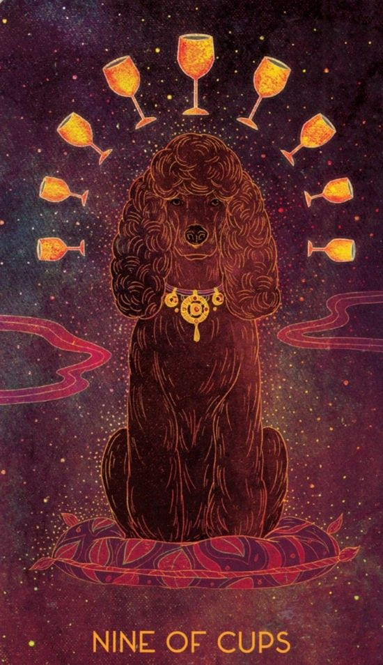Nine of Cups — Oriens Animal Tarot