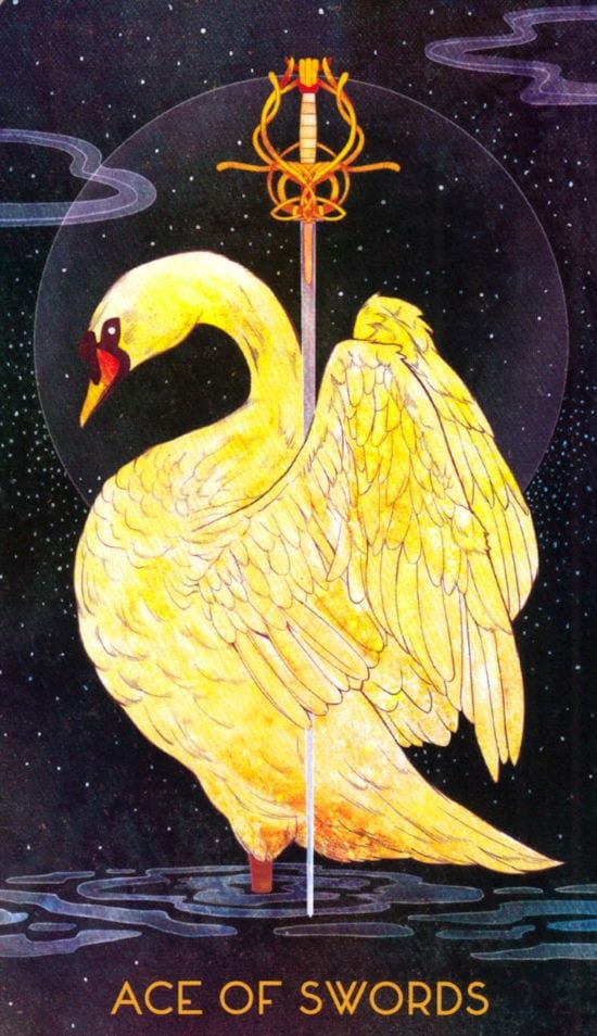 Ace of Swords — Oriens Animal Tarot