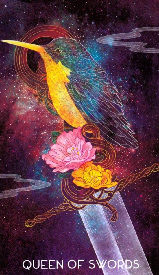 Queen of Swords — Oriens Animal Tarot