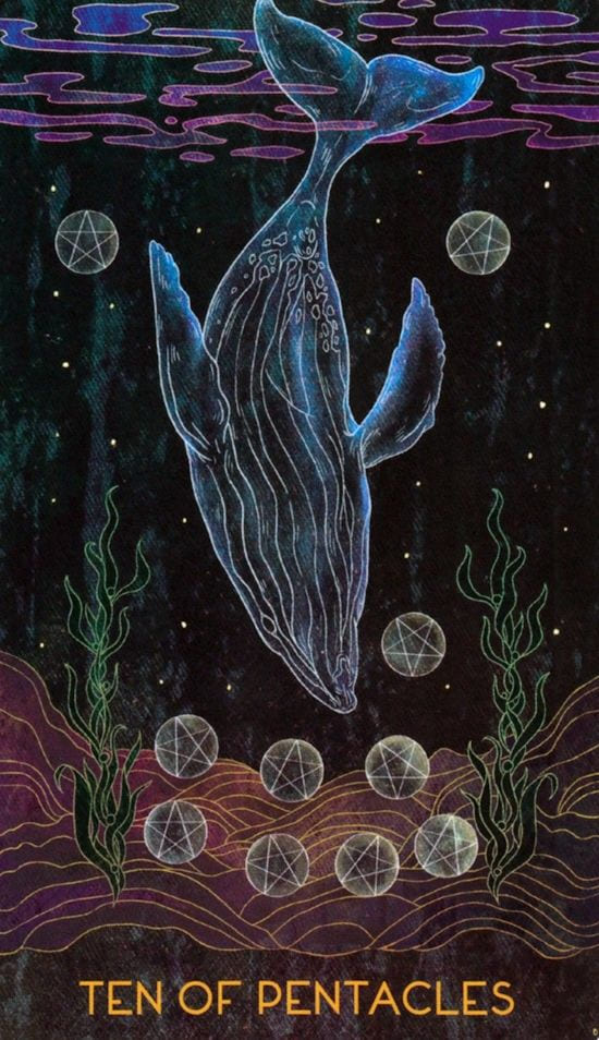 Diez de Oros — Oriens Animal Tarot