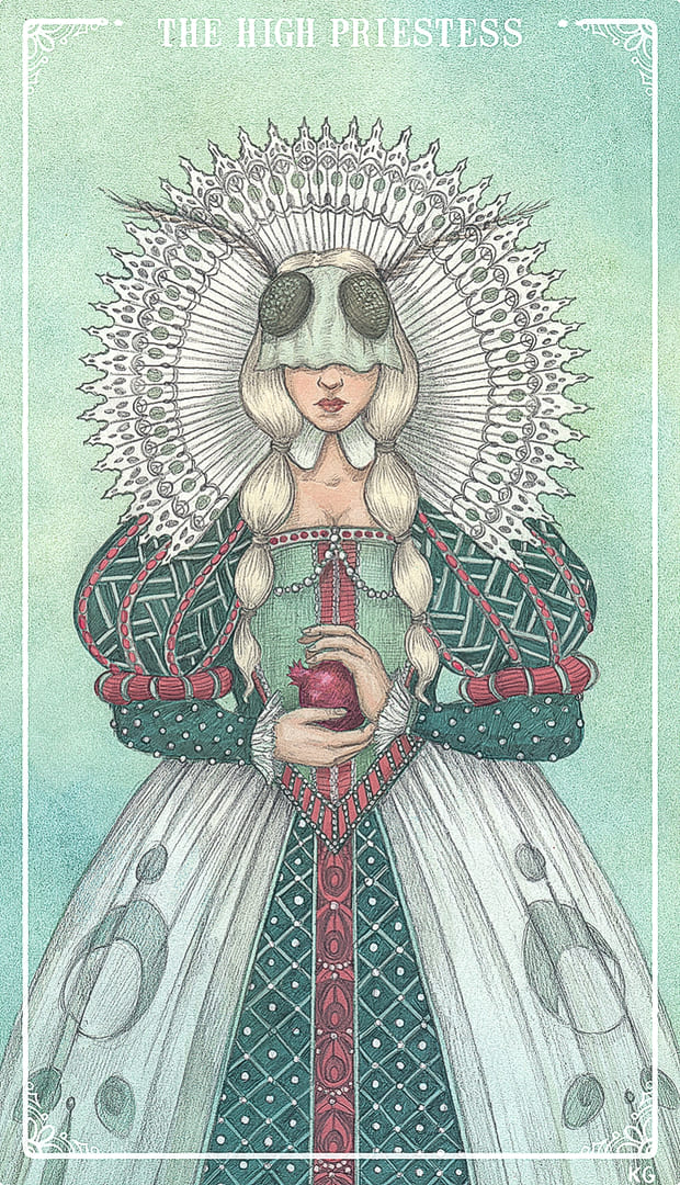 The High Priestess — Ostara Tarot