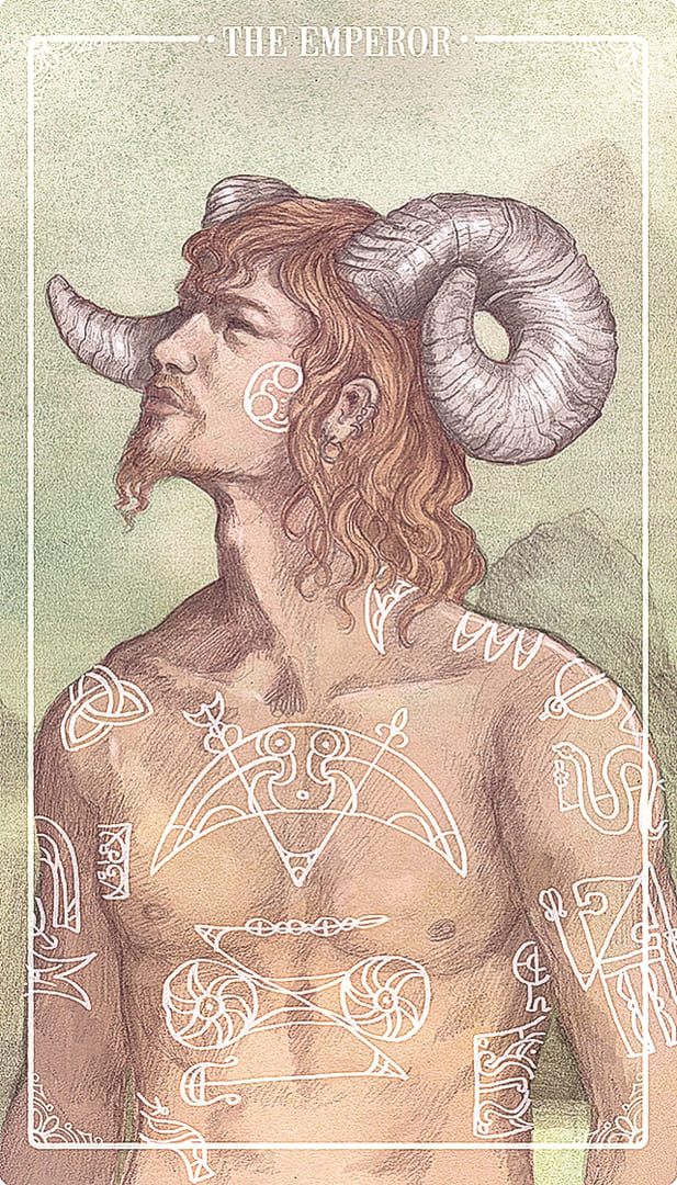 The Emperor — Ostara Tarot