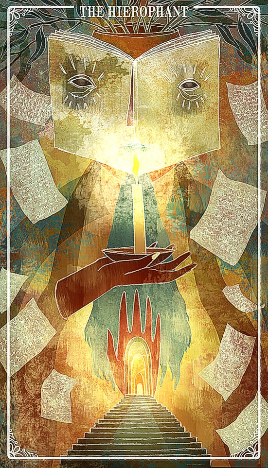 The Hierophant — Ostara Tarot