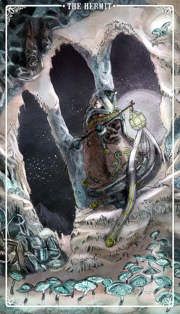The Hermit — Ostara Tarot