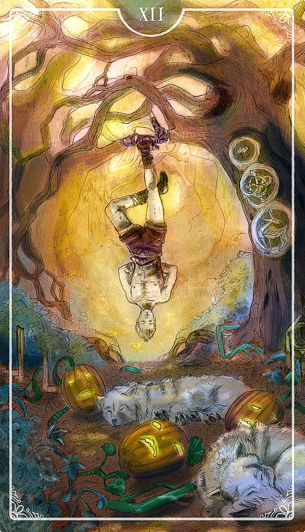 The Hanged Man — Ostara Tarot