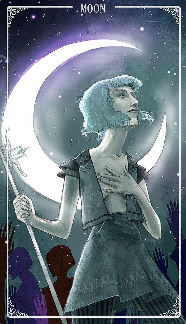 The Moon — Ostara Tarot