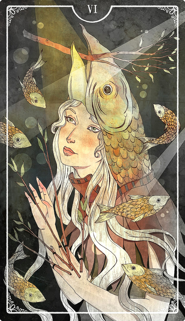 Six of Wands — Ostara Tarot
