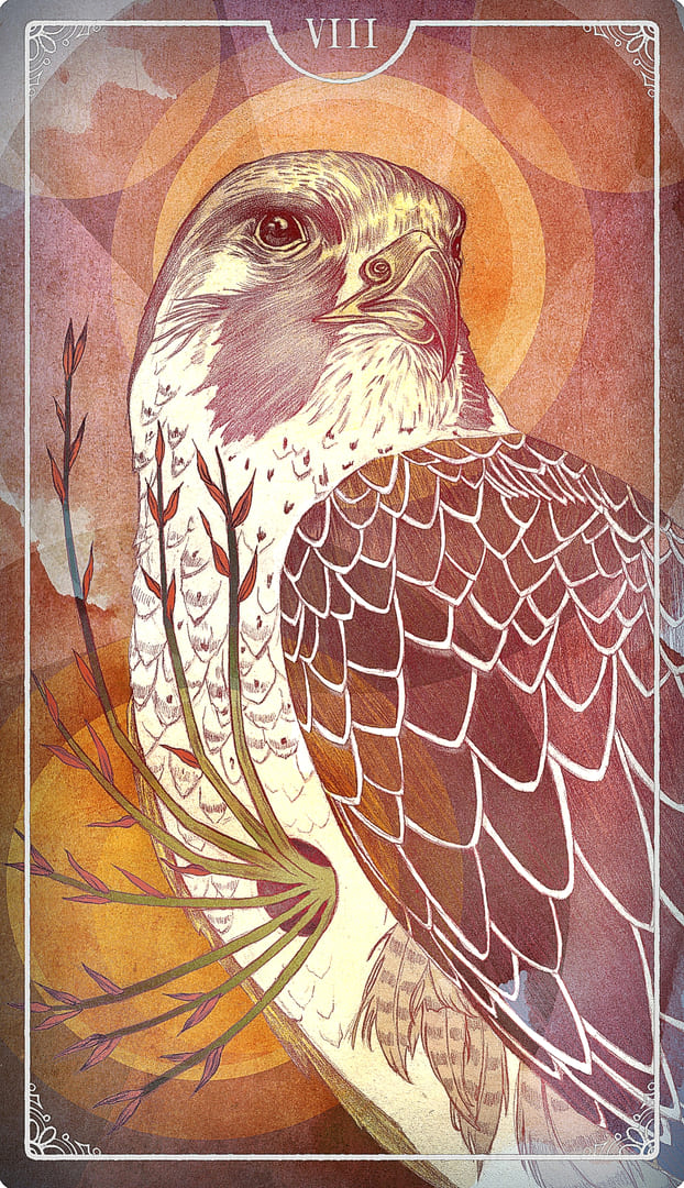 Eight of Wands — Ostara Tarot