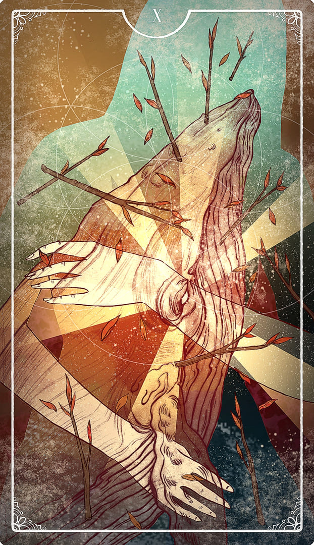 Ten of Wands — Ostara Tarot