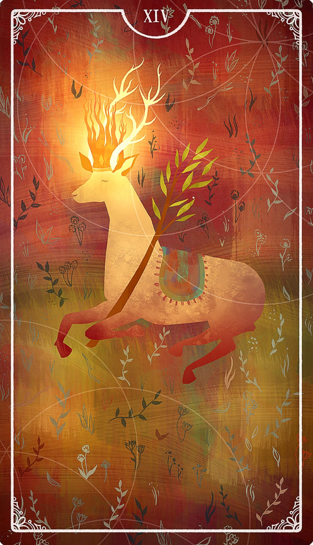 King of Wands — Ostara Tarot