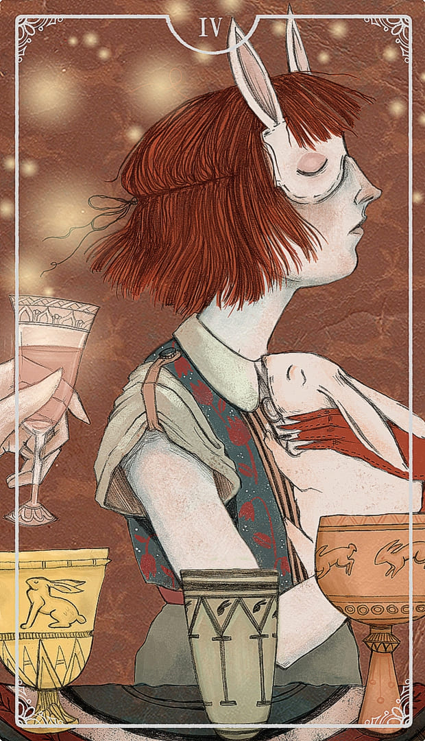 Four of Cups — Ostara Tarot