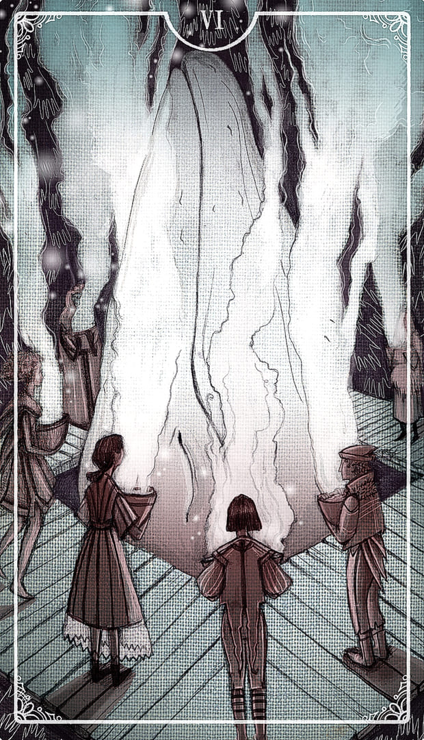 Six of Cups — Ostara Tarot