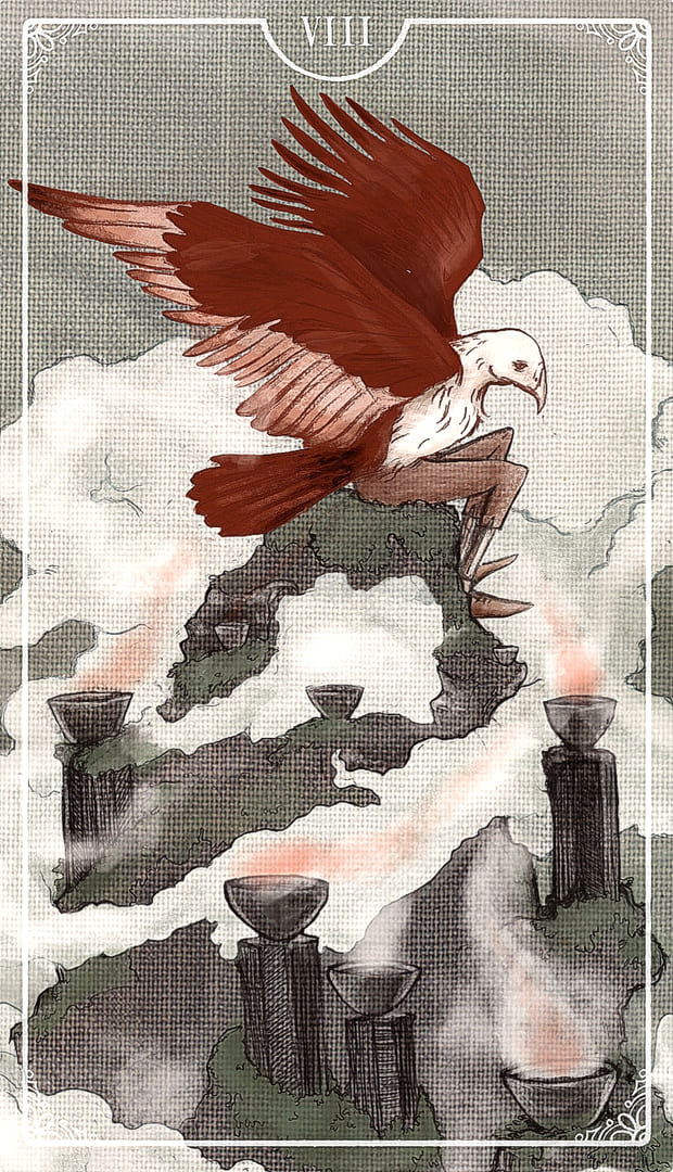 Eight of Cups — Ostara Tarot