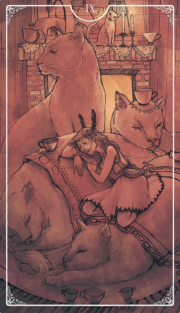 Nine of Cups — Ostara Tarot