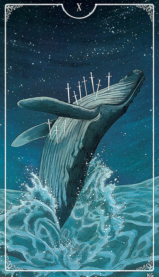 Ten of Swords — Ostara Tarot
