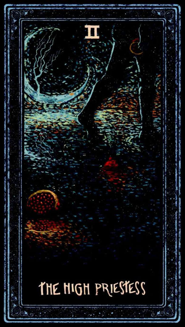 La Sacerdotisa — Prisma Visions Tarot