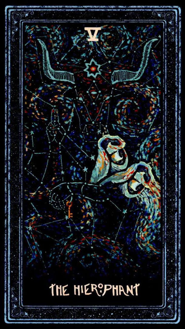 The Hierophant — Prisma Visions Tarot